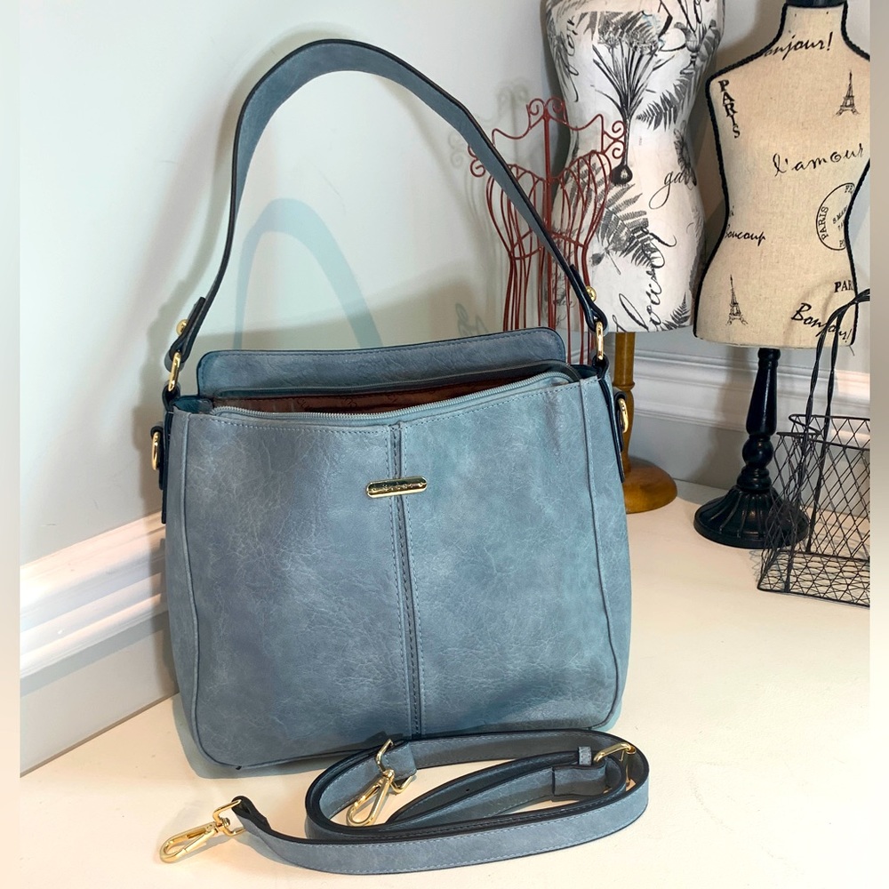 Cluci Leather Single Strap Bucket Bag
